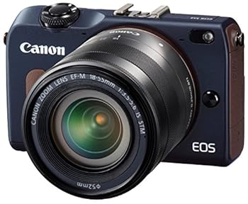 š(ɤ)Canon ߥ顼쥹㥫 EOS M2 EF-M18-55 IS STM 󥺥å (٥֥롼) EF-...