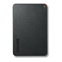 【中古】BUFFALO 2.5インチ(ポータブル) 外付けHDD 1TB ブラック HD-PCF1.0U3-BBE