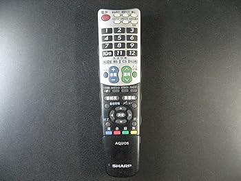 【中古】シャープ テレビリモコン GA750WJSA 【中古】シャープ テレビリモコン GA750WJSA