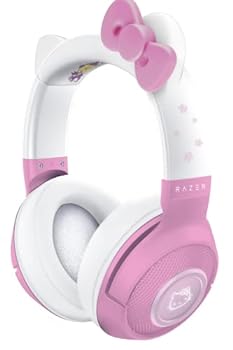 楽天お取り寄せ本舗 KOBACO【中古】（非常に良い）ハローキティ ゲーミングヘッドセット Razer Kraken BT Hello Kitty and Friends Edition ワイヤレス Bluetooth 5.0 Chroma RGB ライティング 40