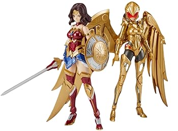 【中古】 非常に良い HiPlay 将魂姫 MS General 1/10 ワンダーウーマン ゴールデンイーグル戦甲 ダブル素体 DC-01 可動 プラモデル フルセット