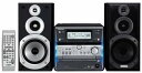 【中古】JVCケンウッド マイクロコンポーネントMDシステム ブラック UX-W50-B