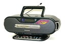 【中古】Panasonic RX-MDX80-H グレー パーソナルMDシステム(CD/MDデッキ)ラジカセ形状タイプ