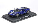 【中古】(非常に良い)タミヤ 1/24 マスターワークコレクション No.166 フォードGT ブルー 塗装済み完成モデル 21166(3)