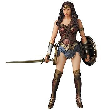 【中古】(非常に良い)MAFEX マフェックス WONDER WOMAN ワンダーウーマン 『バットマン vs スーパーマン』 ノンスケール ABS&ATBC-PVC塗装済みアクションフィギュア