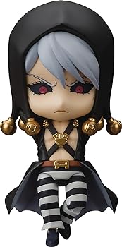【中古】(非常に良い)メディコス ねんどろいど TVアニメ『ジョジョの奇妙な冒険 黄金の風』 リゾット・ネエロ ノンスケール ABS&PVC製 塗装済み可動フィギュア