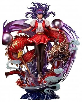 【中古】(未使用・未開封品)LiNEAR/回天堂 THE KING OF FIGHTERS '97 麻宮アテナ 1/4スケール ポリストーン製 塗装済み 完成品 フィギュア