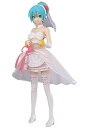 【中古】セガ 初音ミク Project DIVA Arcade Future Tone スーパープレミアムフィギュア“初音ミク-ホワイトドレス”(3)