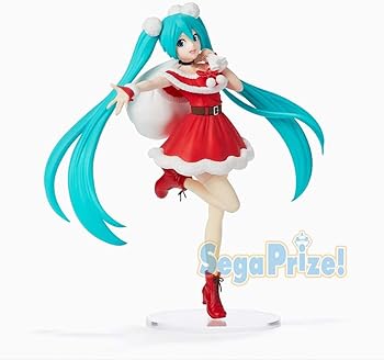 【中古】セガ 初音ミクシリーズ スーパープレミアムフィギュア“初音ミク”クリスマス2020 (プライズ)