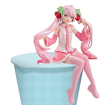 【中古】(非常に良い)フリュー 初音ミク ぬーどるストッパーフィギュア 桜ミク
