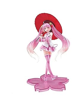 【中古】(未使用・未開封品)タイトーくじ本舗 桜ミク～2nd season～A賞 描き下ろしフィギュア～和傘 ver.～