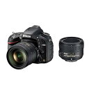 【中古】Nikon デジタル一眼レフカメラ D600 ダブルレンズキット 24-85mm f/3.5-4.5G ED VR/50mm f/1.8G付属 D600...