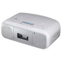 【中古】(非常に良い)TOSHIBA CDラジオカセットレコーダー TY-CDH8-S(シルバー) ワイドFM対応