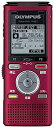 【中古】OLYMPUS ICレコーダー VoiceTrek 4GB リニアPCM対応 MicroSD対応 RED レッド V-822