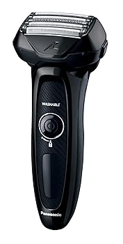 【中古】パナソニック ラムダッシュ メンズシェーバー 5枚刃 黒 ES-LV56-K