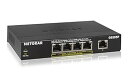 【中古】【メーカ生産終了品】 NETGEAR 卓上型コンパクト アンマネージスイッチングハブ GS305P ギガビット 5ポート (PoE 4ポート 55W) ...
