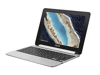 【中古】(非常に良い)ASUS Chromebook Flip C101PA シルバー 10.1型ノートPC OP1 Hexa-core/4GB/eMMC16GB/C101PA-OP1