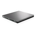 【中古】ロジテック ブルーレイドライブ 外付け Blu-ray UHDBD USB3.0対応 再生 編集 グレー LBD-PVA6U3VGY