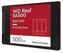 【中古】(非常に良い)ウエスタンデジタル(Western Digital) WD Red SATA SSD 内蔵 500GB 2.5インチ (読取り最大 560MB/s 書込み最大 530MB/s) NAS WDS500G1R0A-EC SA5