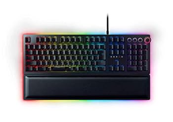 【中古】Razer Huntsman Elite JP - Linear Optical Switch ゲーミングキーボード 日本語JP配列 超高速1.0mm作動 リニア触感 リストレスト付 Chroma 【日