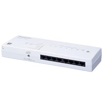 【中古】パナソニック Switch-S8iG PN24080GK レイヤ2スイッチングハブ
