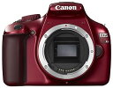【中古】(非常に良い)Canon デジタル一眼レフカメラ EOS Kiss X50 ボディ レッド KISSX50RE-BODY