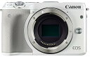 【中古】(非常に良い)Canon ミラーレス一眼カメラ EOS M3 ボディ(ホワイト) EOSM3WH-BODY