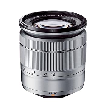 【中古】富士フイルム(FUJIFILM) 標準ズームレンズ XC16-50mmF3.5-5.6 OIS II S シルバー