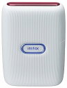 【中古】(非常に良い)富士フイルム(FUJIFILM) チェキ スマホプリンター アッシュホワイト(Red&Blue) instax mini Link INS...