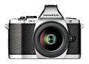 【中古】(非常に良い)OLYMPUS ミラーレス一眼 OM-D E-M5 レンズキット シルバー 1605万画素 防塵 防滴 OM-D E-M5 LKIT SL...