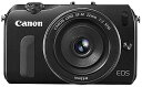 【中古】Canon ミラーレス一眼カメラ EOS M レンズキット EF-M22mm F2 STM付属 ブラック EOSMBK-22STMLK