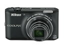 【中古】(非常に良い)Nikon デジタルカメラ COOLPIX S6400 タッチパネル液晶 光学12倍ズーム スマートブラック S6400BK