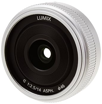 【中古】(非常に良い)パナソニック 単焦点 広角レンズ マイクロフォーサーズ用 ルミックス G 14mm/F2.5 ASPH. シルバー H-H014A-S