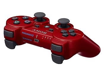 【中古】(非常に良い)ワイヤレスコントローラ (DUALSHOCK3) ディープ・レッド