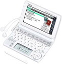 【中古】(非常に良い)CASIO Ex-word 電子辞書 XD-A3800WE ホワイト 中学生学習モデル ツインタッチパネル 音声対応 130コンテンツ 日...