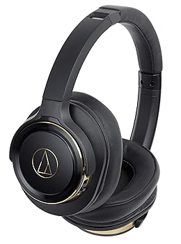 【中古】オーディオテクニカ ATH-WS660BT BGD ヘッドホン bluetooth ワイヤレスヘッドホン 重低音 SOLID BASS 最大40時間再生 ブラックゴールド ATH-WS66(2)