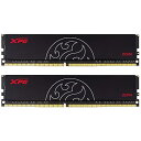 【中古】(未使用・未開封品)XPG Hunter デスクトップPC用ゲーミングメモリ PC4-25600 DDR4-3200 16GB×2枚 AX4U32007...