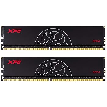 【中古】(非常に良い)XPG Hunter デスクトップPC用ゲーミングメモリ PC4-25600 DDR4-3200 16GB×2枚 AX4U3200716G16A-HTD