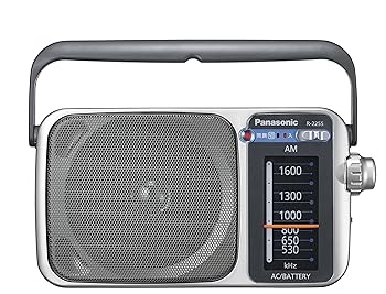 【中古】(未使用・未開封品)パナソニック AM1バンドラジオ(シルバー) R-2255-S
