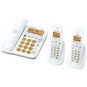 【中古】(未使用・未開封品)シャープ 電話機 コードレス 親機コードレス 子機2台 JD-G56CW
