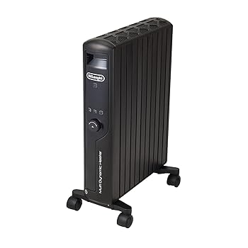 【中古】(未使用・未開封品)De'Longhi マルチダイナミックヒーター MDHU15-PB 電気ヒーター ゼロ風暖房 節電 直感操作クリックノブ リモコン付き 表面温度約60℃ 節電 [10-1
