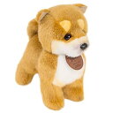 【中古】(未使用・未開封品)三英貿易 オリジナル ぬいぐるみ グレイスフル(日本製) シバイヌ (S) 立ち 茶 W12.5×D24×H21.5cm イヌ I-6857