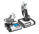 【中古】(非常に良い)ロジクール シミュレーションコントローラ X52 HOTAS ブラック G-X52