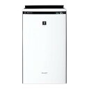 【中古】シャープ 加湿 空気清浄機 KI-RX70-W ホワイト プラズマクラスター NEXT(50000) COCORO AIR搭載 空気清浄 31畳 タンク容量 約3.2L/加湿量750mL