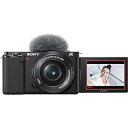 【中古】(非常に良い)SONY Vlog用カメラ レンズ交換式VLOGCAM APS-C ミラーレス一眼カメラ ZV-E10 パワーズームレンズキット(同梱レンズ:SELP1650) ウィンドスクリー(2)