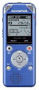 【中古】OLYMPUS ICレコーダー VoiceTrek 2GB MP3/WMA ステレオ録音 microSD対応 LBL ライトブルー V-801