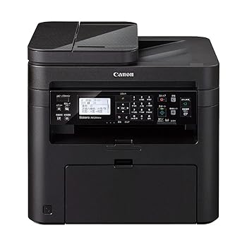 【中古】Canon レーザープリンター A4モノクロ複合機 Satera MF244dw(両面印刷・片面自動給紙・有線/無線LAN・27PPM) テレワーク向け