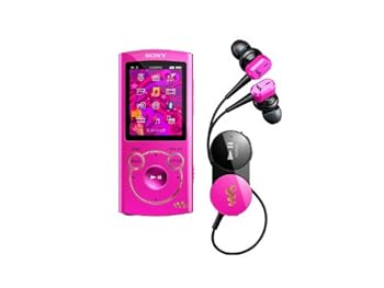 【中古】SONY ウォークマン Sシリーズ [メモリータイプ] ワイヤレスヘッドホン付 8GB ビビッドピンク NW-S764BT/P