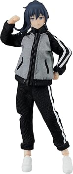 【中古】figma Styles 女性body[マコト]with ジャージ セットアップ+ジャージスカートコーデ ノンスケ..