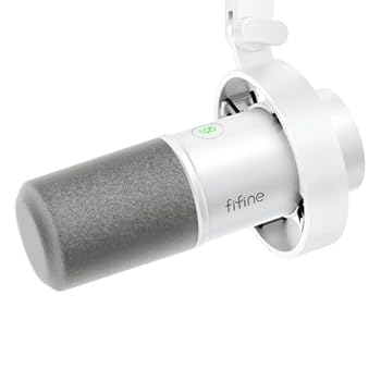 (非常に良い)FIFINE ダイナミックポットキャストマイク USB/XLR接続可能 カーディオイドパターン単一指向性 USBケーブル付属 PC/プレステ/サウンドカード/ミ